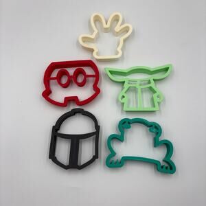 Star Wars: The Mandalorian & Disney Mickey Mouse Silicone Pancake & Egg Molds